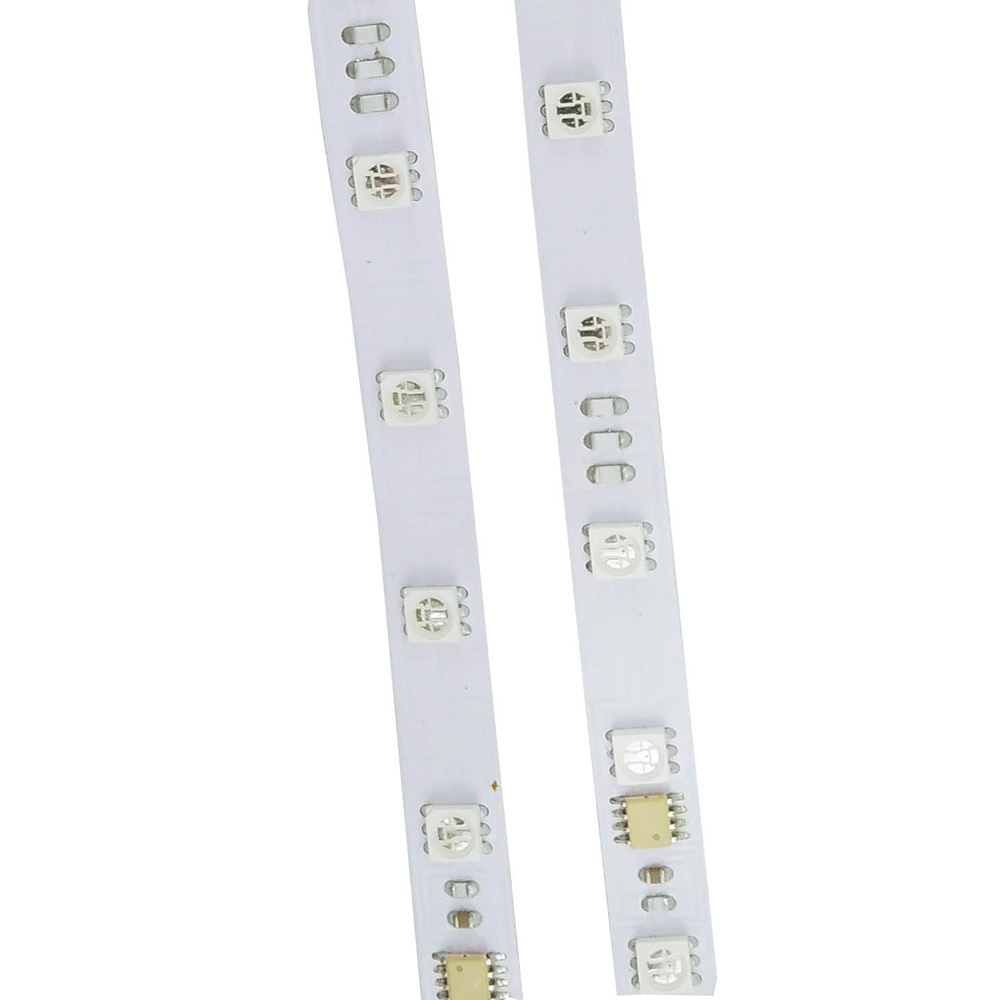 DC24V WST2906 5050SMD RGB Breakpoint-continue 16.4Ft 240LEDs White PCB Dream Color LED Strip Lights